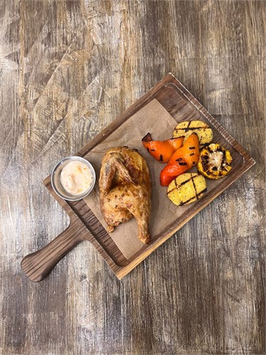 Цыпленок на гриле с овощами 1823